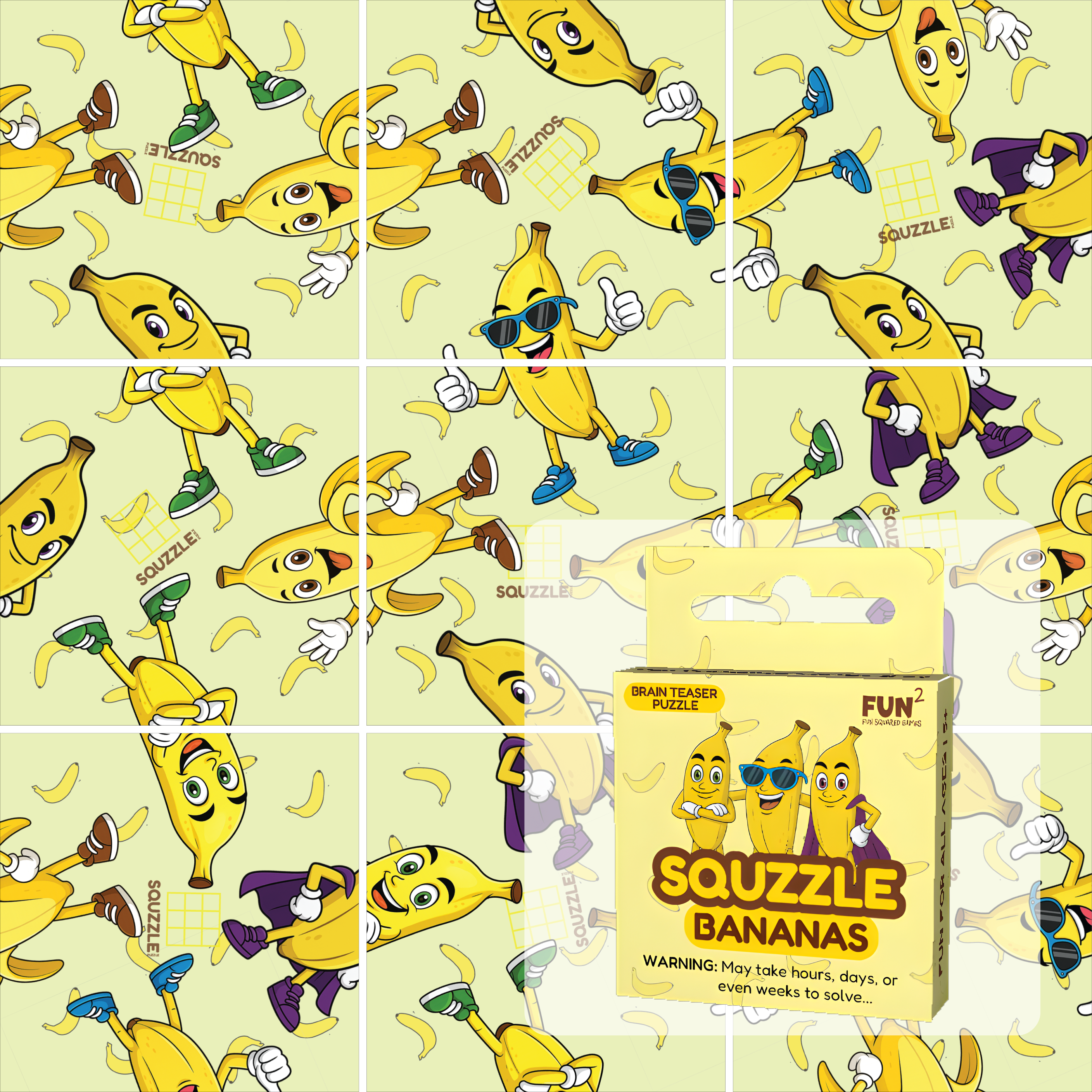 BANANAS SQUZZLE – Fun Squared Games