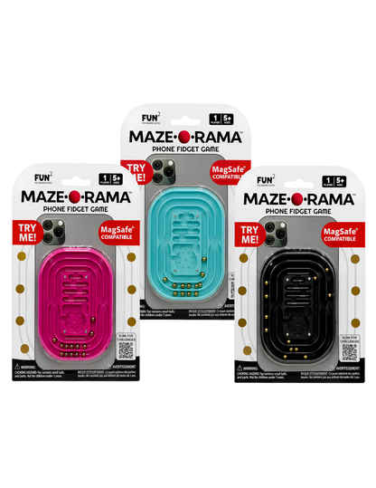 Maze-O-Rama Magnetized Phone Fidget (3 color options)