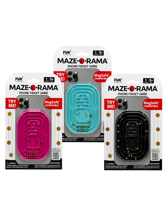 Maze-O-Rama Magnetized Phone Fidget (3 color options)