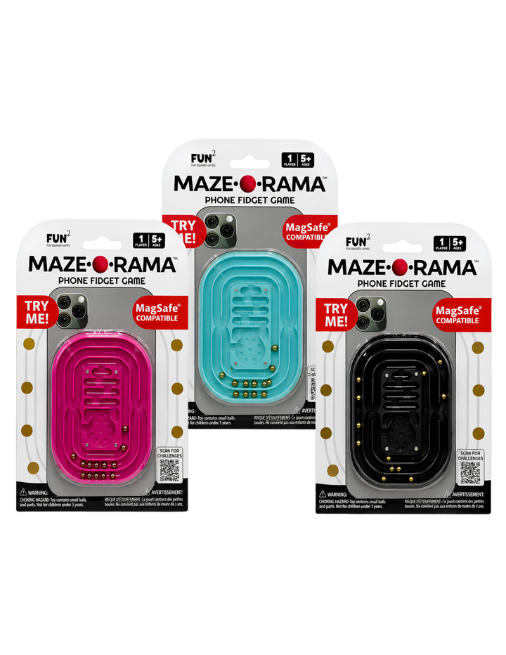 Maze-O-Rama Magnetized Phone Fidget (3 color options)