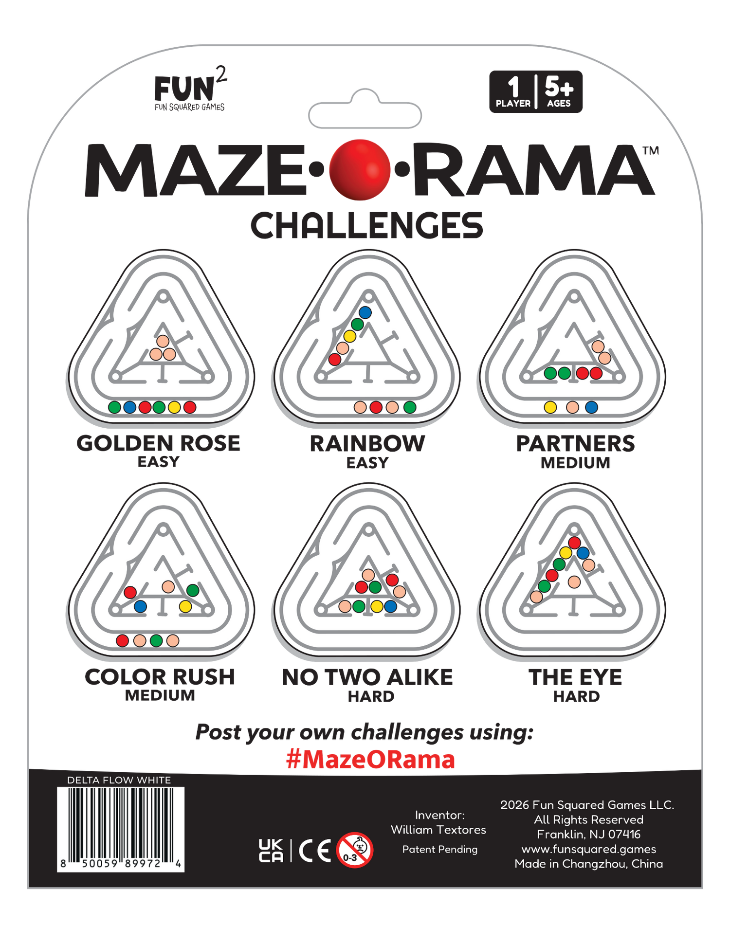 Maze-O-Rama Delta Flow White