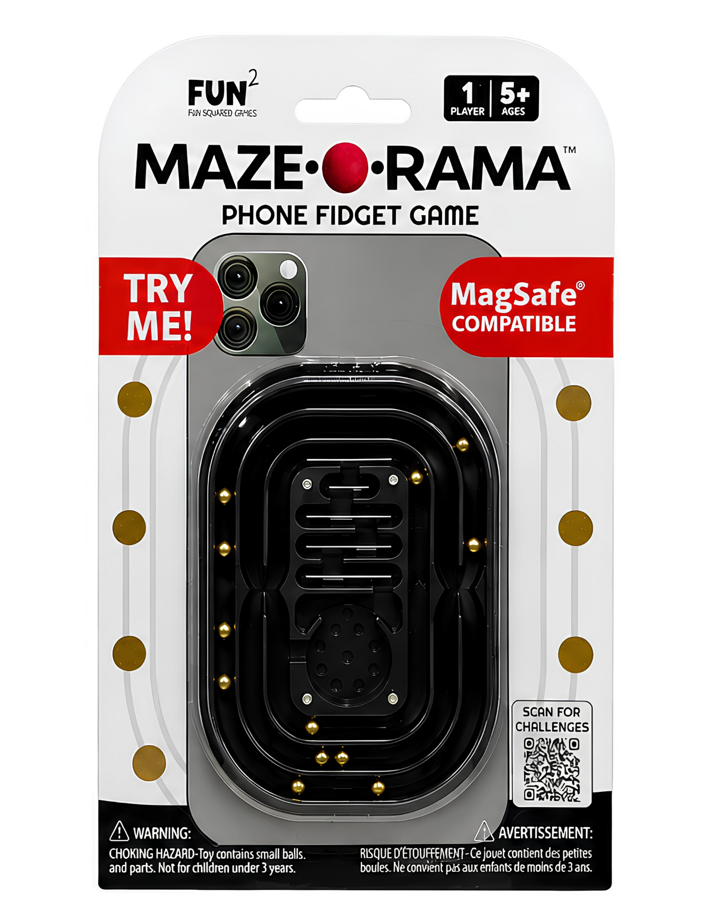 Maze-O-Rama Magnetized Phone Fidget (3 color options)