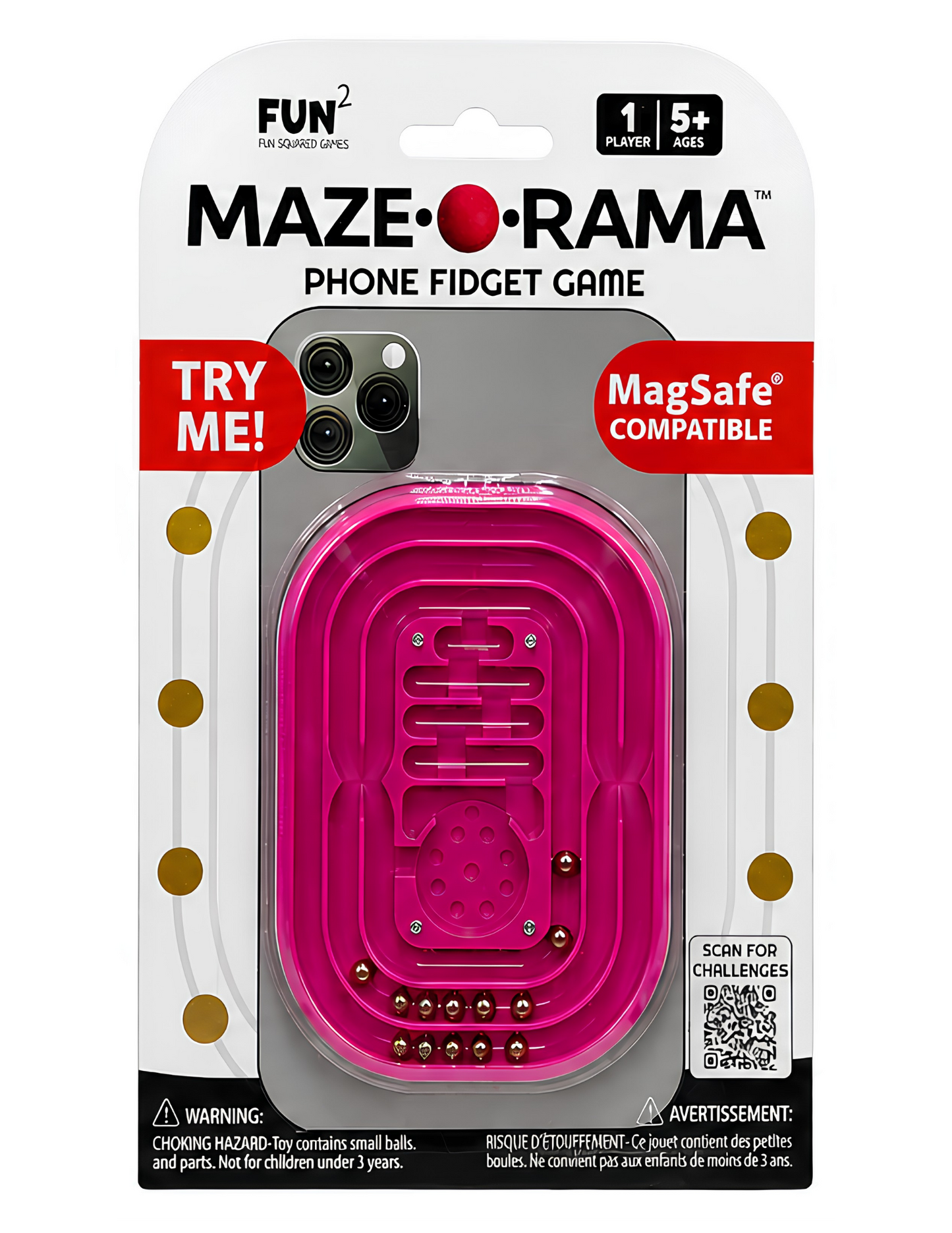 Maze-O-Rama Magnetized Phone Fidget (3 color options)