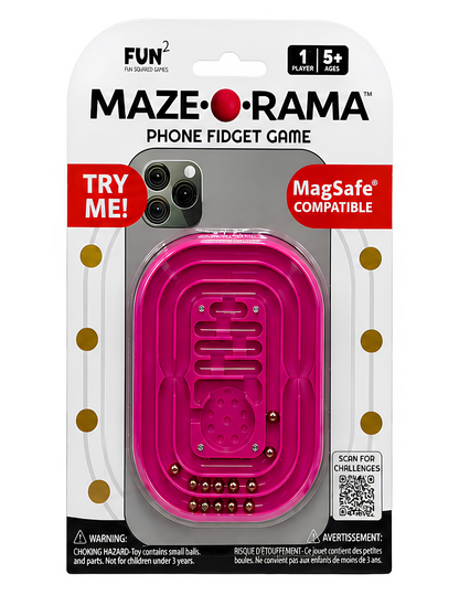 Maze-O-Rama Magnetized Phone Fidget (3 color options)