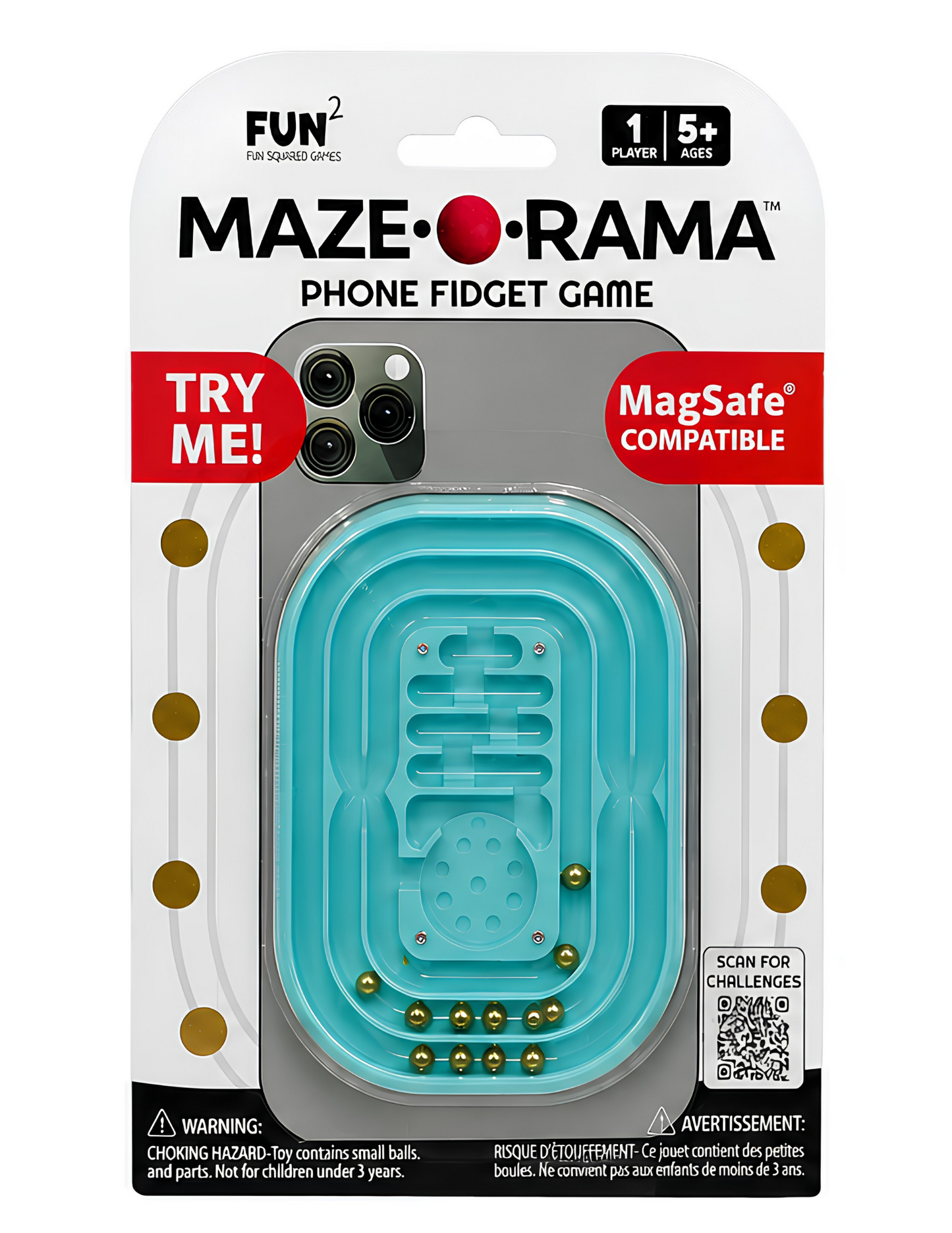 Maze-O-Rama Magnetized Phone Fidget (3 color options)