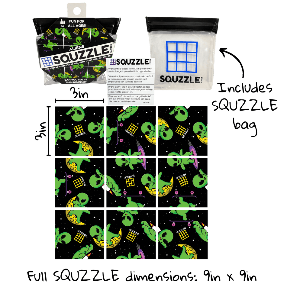 Fun Squared Games: 9-piece square tile fun for EVERYONE!