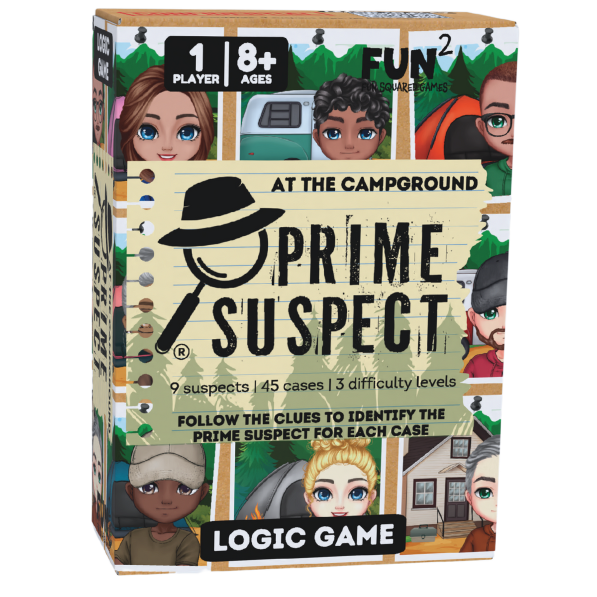 PRIME SUSPECT: AT THE CAMPGROUND – Fun Squared Games