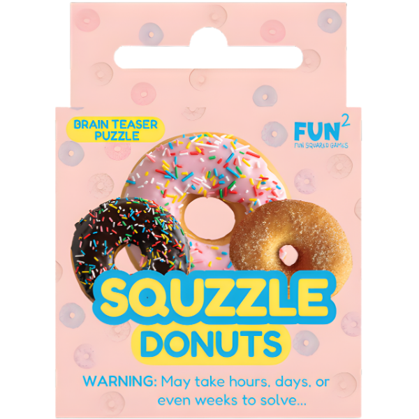 Squzzle Donuts 9-Tile Edge-Matching Puzzle, Boxed