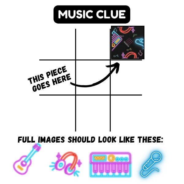 Squzzle Music 9-Tile Edge-Matching Puzzle, Boxed