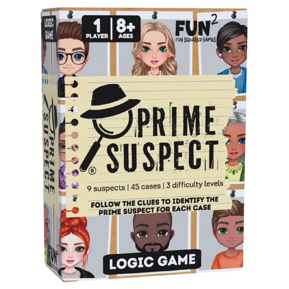 Suspect File Game Fun Squared Games: 9-piece square tile fun for EVERYONE!